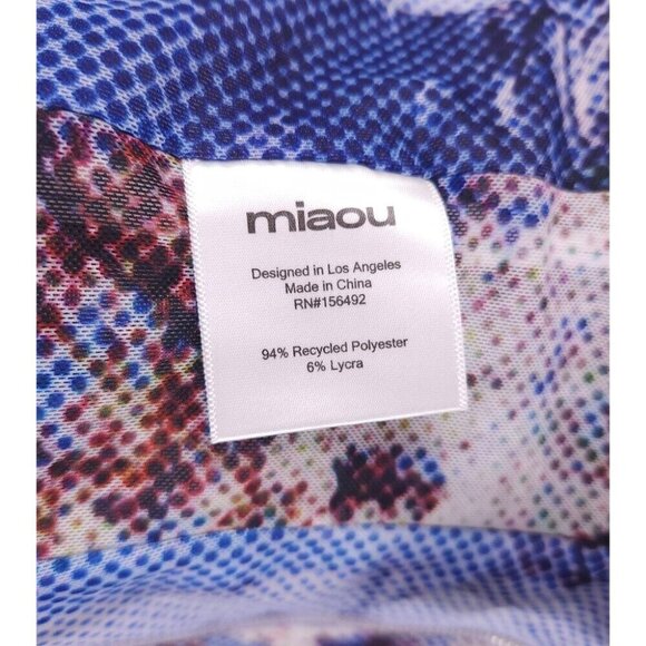 Miaou Aphex Corset Size XL Womens Blue Top $265 - Picture 12 of 15